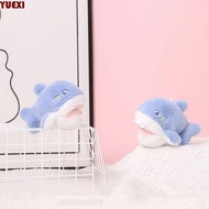 YUEXI Orca Plush Keychain, Ocean Series Marine Animal Animal Beluga Plush Keyring, Stuffed Plush Key