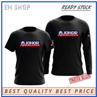 Baju Microfiber JOHOR (The JDT)  Tshirt Lelaki Dan Perempuan