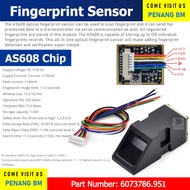 AS608 Fingerprint Sensor - Arduino, ESP8266, ESP32 compatible