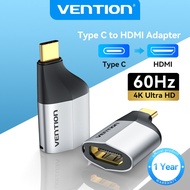 Vention USB C to HDMI Adapter 4K 60Hz USB Type C Male to HDMI Female Adapter For Huawei P30 Samsung 