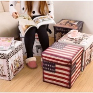 STOOL CHAIR/Mini Sofa/STOOL STORAGE BOX/MINI KERUSI/KERUSI LIPAT/HOME STORAGE BOX/KOTAK BARANG/FURNITURE/DECO HM622