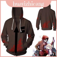 Anime Stylish Angels Of Death Isaac Foster Zack Hoodies Coat Sweatshirt Cosplay Costume For Ultimate