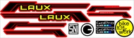 STRIPING STICKER MOTIF SEPEDAH LAUX VARIASI SEPEDA LIPAT LAUK STRIPING