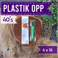 Thick OPP Plastic 4x16 40s Micron OPP Plastic Glue OPP Plastic Seal Plastic Accessories