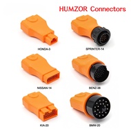 HUMZOR 6 Kinds Car Connectors for NexzSYS Diagnostic Tool OBD Adapter Cable Set for OBD1 OBD2 Cars