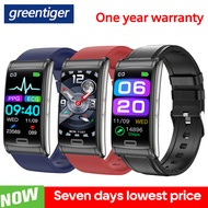 greentiger E600 ECG PPG HRV Smart Watch Non-invasive Blood Glucose Body Temperature Heart Rate Blood Pressure Monitor Smartwatch