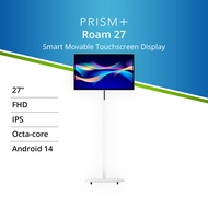 PRISM+ Roam 27 Lifestyle Smart Display | 27" Touchscreen FHD | Ergonomic Movable Stand [FREE INSTALL