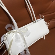 Prelove prlvd shoulder bag white/heels 9cm payless NINE WEST