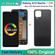 ◊♀6.5" Original For Samsung Galaxy A12 Nacho SM-A127F A127 LCD with frame Display Touch Screen Digit