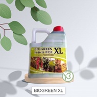 4L Baja Foliar Yi Nong Biogreen XL 16-16-16 Yi Nong Foliar Fertilizer Biogreen 16-16-16