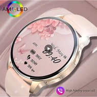 New women's smartwatch 1.32-inch Full screen touch Heart rate Blood oxygen Monitor HD Bluetooth Call Smartwatch for Android IOS