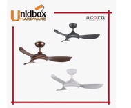 Acorn DC-368 38" VOGA Ceiling Fan /Living Room/UNIDBOX/Master Room/Bedroom/Cooling/Remote Control Ceiling Fan