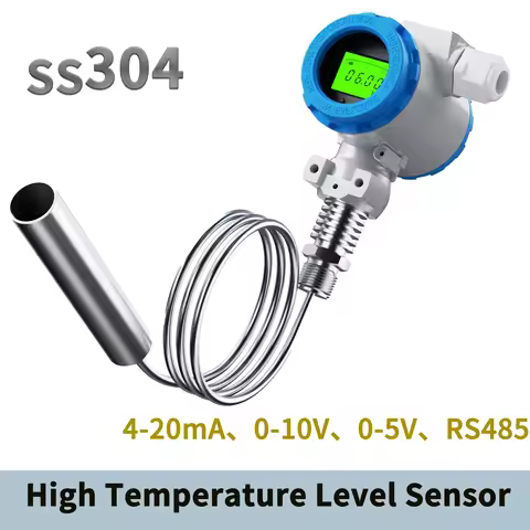 Water Level Sensor 0-5m Liquid Level Transmitter 4-20mA 0-10V 0-5V RS485 Digital Level Sensor Diesel