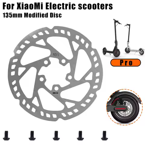 Stainless Steel 5 Hole Brake Disc with 5 Screws for Xiaomi M365 Pro Pro2 M365 Mi3 Electric Scooter 1