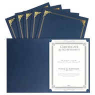Certificate Holders Diploma Holders Certificate Covers with Gold Foil Border for Letter Size 8.5x11