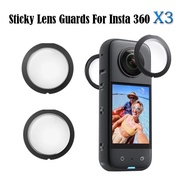 Sticky Lens Guards For Insta360 X3 Protector For Insta 360 One X3 Panoramic Action Camera Protect Accessories