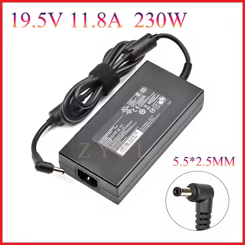 For CHICONY 19.5V 11.8A 230W 5.5x2.5 A12-230P1A A17-230P1A A230A012L AC Adapter For MSI GS75 GS65 ST