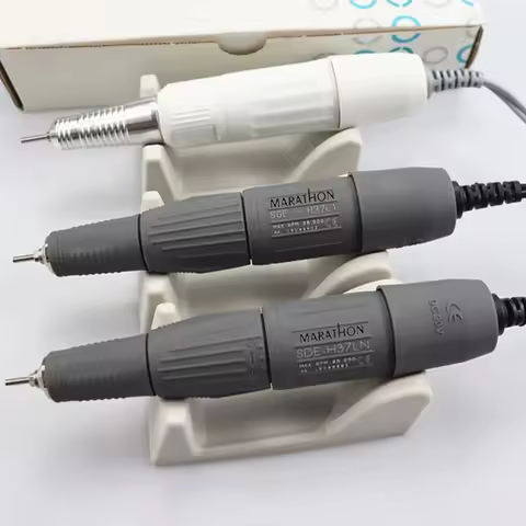 STRONG 210 45000RPM 35K & 45K RPM Micromotor Polishing Nail Drill Pen Machine Handpiece 2.35mm SDE-H