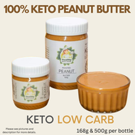 Keto Low carb Yummy Peanut Butter - 99% made of Peanuts - Gluten Free - Sugar Free - Diabetic Friend