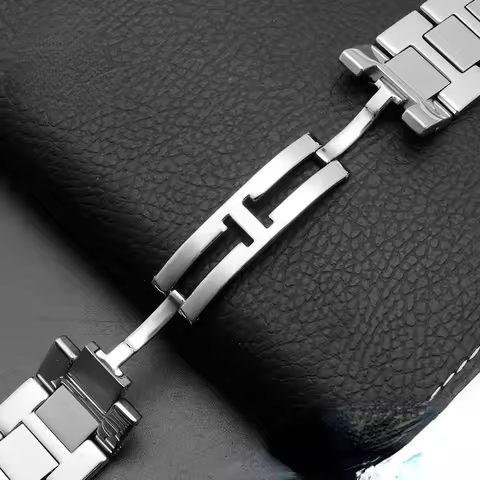 Stainless Steel Watch Strap for Cartier Tank Solo Series Original Classic Look W5200005 Comfortable 