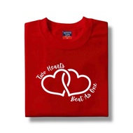 TWO HEARTS BEAT AS ONE (1pcs) T-Shirt cotton high quality unisex