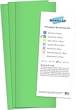 PSA Lapping Film, 3 Pc 30 Micron (600 Grit) Adhesive Polishing Paper, 4-1/4” x 11” Microfinishing Fi