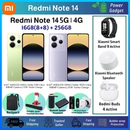[NEW] Redmi Note 14 5G/4G 8GB+256GB | 6.67" AMOLED | 108MP Triple Camera | 33W/45W Turbo Charge Orig