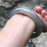 【Lost and find】珠光 貓眼 雙色 冰晴水 紫羅蘭 和田玉 手鐲 56