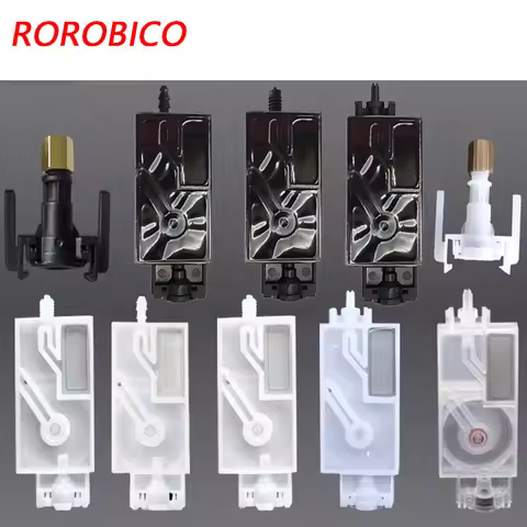 10PCS Solvent UV Printer DX5 XP600 Head Ink Damper With Connector For Epson TX800 DX5 5113 Mimaki JV