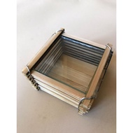 1 slot fighting cricket cage glass cricket cage/ purple cricket cage/