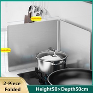 Kitchen Stir Fry Oil Splash Proof Baffle 304 Stainless Steel Gas Stove Oil Splash Proof Baffle Therm
