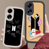 J-8 Bangtan Boys Soft Cover Case For OPPO A60 A58 A79 A38 A18 A78 A17 A17K 5G