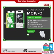 [ORIGINAL] MEE + MC18-C Quick Charger Kit White 18W CHARGER