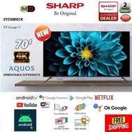 [NEW] SHARP 70 INCH 4K UHD ANDROID TV 4TC70DK1X