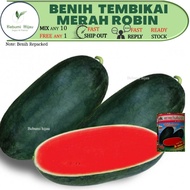 3 biji benih tembikai Besar ROBIN manis watermelon seeds juicy