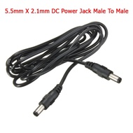 Cable 5.5mm X 2.1mm DC Power Jack Male To 1M-5M
