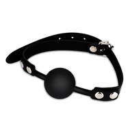 BEST SELLER BALL MOUTH GAGS BDSM BONDAGE SILICONE BOLA MULUT LEHER