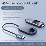 Llano HDMI Wireless Transmitter and Receiver 4K Plug & Play Portable 5.8G Wireless HDMI Extender Ki