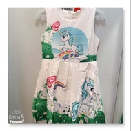 Unicorn kids fashion dress 2yrs to 7yrs old