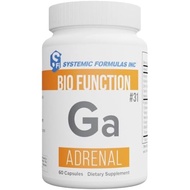 Systemic Formulas Ga Adrenal Energy Support: #31 - Ga - Adrenal Cortex Support 60 Capsules