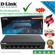 DLink DGS 108GL 8-Port Gigabit Switch Network Splitter - Metal Case, Genuine Brand New BH24T
