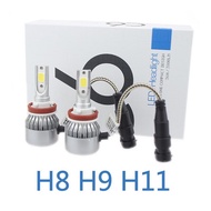 NexusConcept C6 Original Headlight LED H1 H3 H4 H7 H11 9005 9006 Fog Light Bulb Fog Lamp H7 2pcs