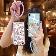 heat dissipation Ring Phone Case For iphone 7/8/SE 2020/2022/SE2/SE3/ip7/ip8 Cartoon Funny Solid Col