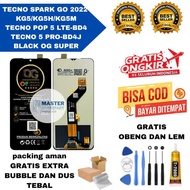 LCD COMPATIBLE TECNO SPARK GO 2022-KG5 KG5H/ KG5M/ TECNO POP 5 LTE-BD4/ TECNO 5 PRO-BD4J FULLSET GLU