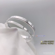 Pure Silver999.9Silver Bracelet Kajia Closed Bracelet for Women Fashionable Simple High-end Feel Per