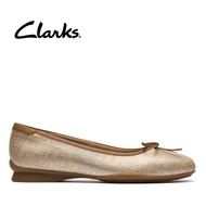 Clarks Womens Jazmynn Bow Tan Interest