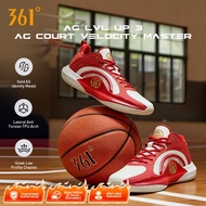 361 Degrees Basketball Shoes Men Professional Aaron Gordon High Rebound Cushioning Breathable Traini