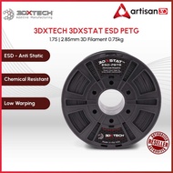 3DXTECH 3DXSTAT ESD PETG FILAMENT | ESD-Safe | 1.75mm | 750gm | FFF | Bambu Lab | Creality | Elegoo