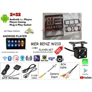 MERCEDES BENZ  (W210) 1994-2003 ANDROID PLAYER  9” PLUG N PLAY WITH OEM CASING