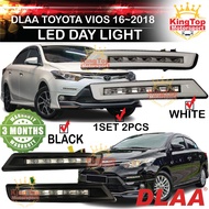 Toyota Vios 2016 2017 2018 Front Bumper DRL LED Day light Lamp DayLight DLAA Vios NCP150 lampu depan